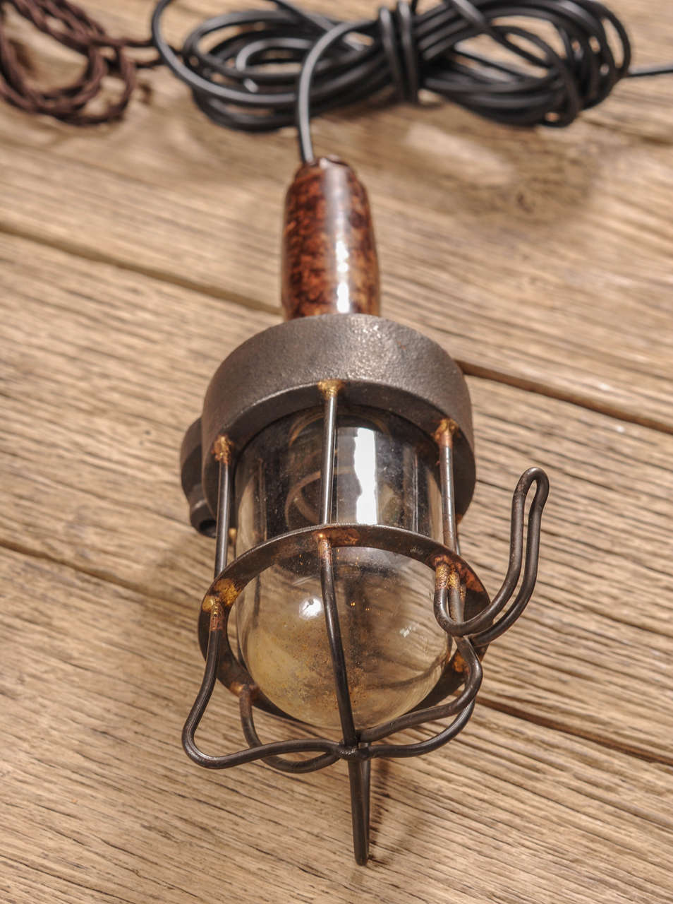 Steel Collection of Four Different Cage Lights, Available Separately